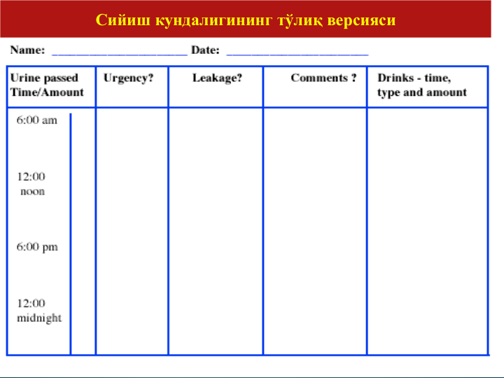 Сийиш кундалигининг тўлиқ версияси
