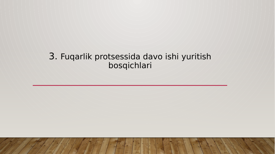 3. Fuqarlik protsessida davo ishi yuritish 
bosqichlari
