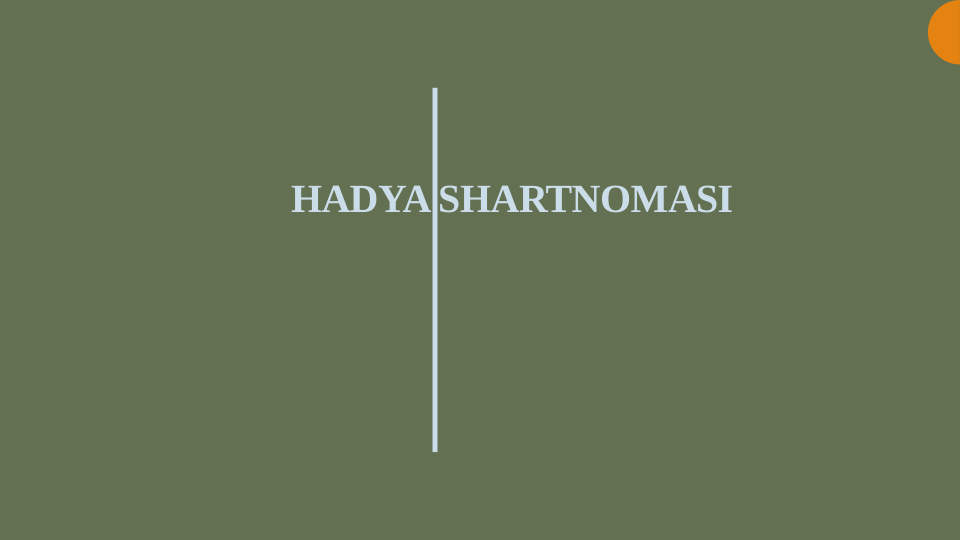 HADYA SHARTNOMASI
