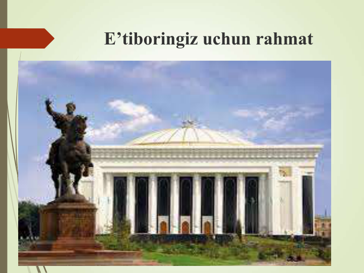 E’tiboringiz uchun rahmat
