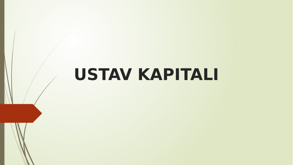 USTAV KAPITALI
